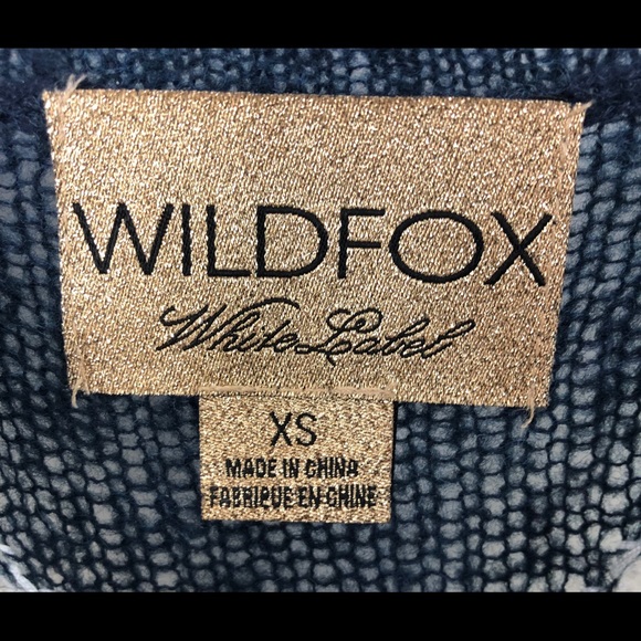 Wildfox Navy  Polka Dot Sleeveless Sweater Tank - Picture 3 of 5